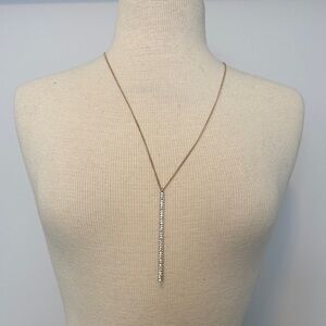 Charming Charlie Gold Silver Necklace Mixed Metal Layered Statement Jewelry